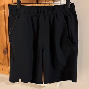 Men's Black Performance Athletic Shorts